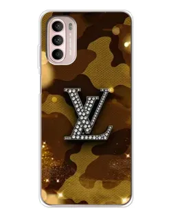 Чехол для Motorola MOTO G52 с картинкой «Камуфляжный Louis Vuitton»