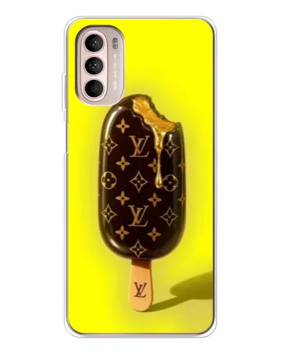 Чехол для Motorola MOTO G52 с картинкой «Мороженое от LV» Чехол для Motorola MOTO G52 с картинкой «Мороженое от LV»