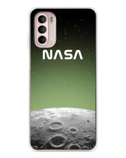 Чехол для Motorola MOTO G52 с картинкой «NASA — лунный градиент» Чехол для Motorola MOTO G52 с картинкой «NASA — лунный градиент»