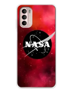 Чехол для Motorola MOTO G52 с картинкой «NASA — красная туманность»