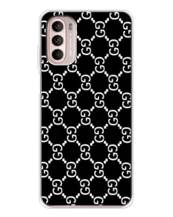Чехол для Motorola MOTO G52 с картинкой «Gucci — сетчатый паттерн»