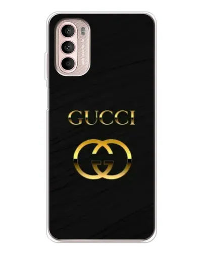 Чехол для Motorola MOTO G52 с картинкой «Золотой логотип Gucci» Чехол для Motorola MOTO G52 с картинкой «Золотой логотип Gucci»