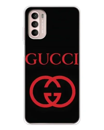Чехол для Motorola MOTO G52 с картинкой «Gucci — красный логотип» Чехол для Motorola MOTO G52 с картинкой «Gucci — красный логотип»