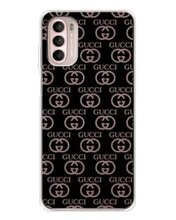 Чехол для Motorola MOTO G52 с картинкой «Классическая монограмма Gucci»