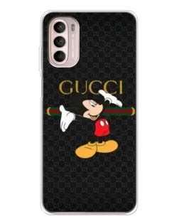 Чехол для Motorola MOTO G52 с картинкой «Микки Маус Gucci»