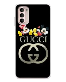 Чехол для Motorola MOTO G52 с картинкой «Gucci — герои Disney»