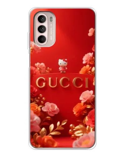 Чехол для Motorola MOTO G52 с картинкой «Gucci — золотой сад» Чехол для Motorola MOTO G52 с картинкой «Gucci — золотой сад»