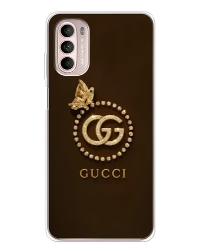 Чехол для Motorola MOTO G52 с картинкой «Gucci — золотая бабочка» Чехол для Motorola MOTO G52 с картинкой «Gucci — золотая бабочка»