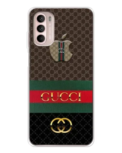 Чехол для Motorola MOTO G52 с картинкой «Gucci — брендированный десерт» Чехол для Motorola MOTO G52 с картинкой «Gucci — брендированный десерт»