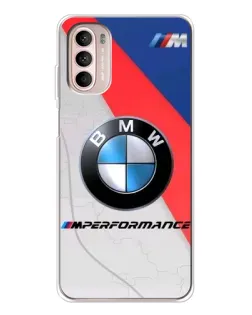 Чехол для Motorola MOTO G52 с картинкой «BMW Performance стиль»