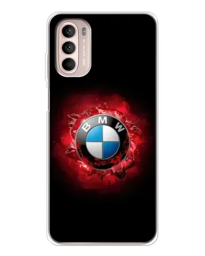 Чехол для Motorola MOTO G52 с картинкой «Логотип BMW — вспышка»