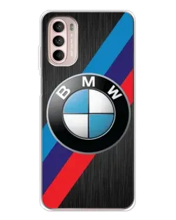 Чехол для Motorola MOTO G52 с картинкой «BMW M-stripes стиль»