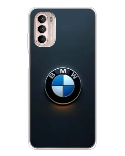 Чехол для Motorola MOTO G52 с картинкой «Логотип BMW — минимализм»