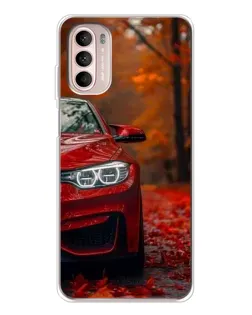 Чехол для Motorola MOTO G52 с картинкой «Осенняя BMW M4»