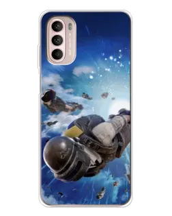 Чехол для Motorola MOTO G52 с картинкой «Десант PUBG — прыжок» Чехол для Motorola MOTO G52 с картинкой «Десант PUBG — прыжок»