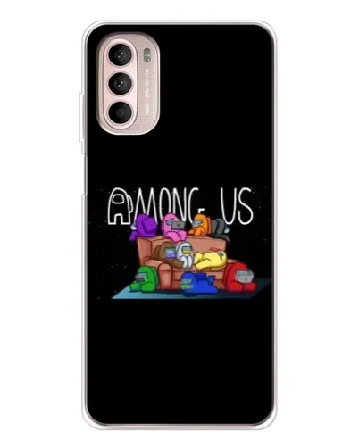 Чехол для Motorola MOTO G52 с картинкой «Логотип Among Us» Чехол для Motorola MOTO G52 с картинкой «Логотип Among Us»