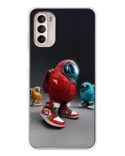 Чехол для Motorola MOTO G52 с картинкой «Among Us — 3D стиль»