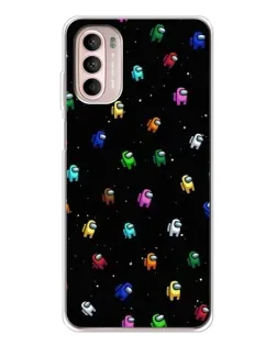 Чехол для Motorola MOTO G52 с картинкой «Экипаж Among Us»