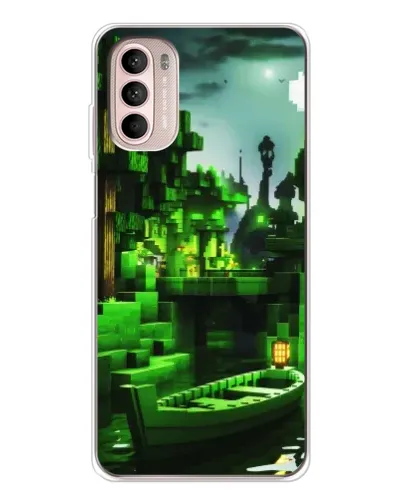 Чехол для Motorola MOTO G52 с картинкой «Minecraft лесной пейзаж» Чехол для Motorola MOTO G52 с картинкой «Minecraft лесной пейзаж»