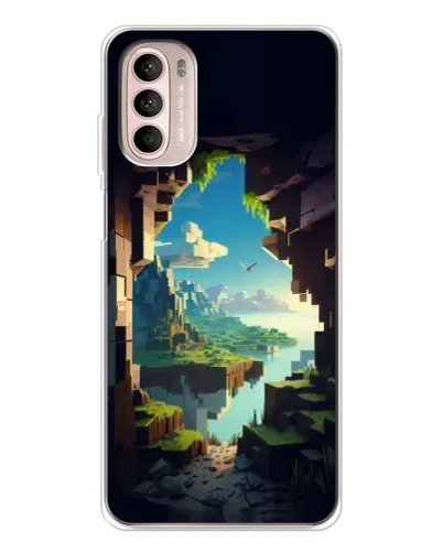 Чехол для Motorola MOTO G52 с картинкой «Вид из пещеры» Чехол для Motorola MOTO G52 с картинкой «Вид из пещеры»