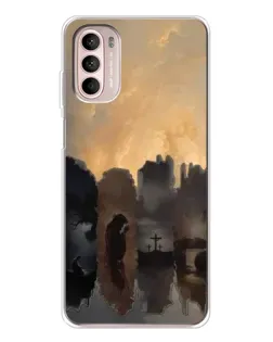 Чехол для Motorola MOTO G52 с картинкой «Дорога к вере»