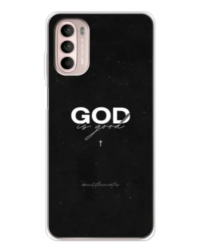 Чехол для Motorola MOTO G52 с картинкой «GOD — Бог над всем»