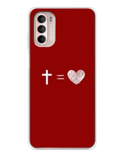 Чехол для Motorola MOTO G52 с картинкой «Уравнение любви» Чехол для Motorola MOTO G52 с картинкой «Уравнение любви»