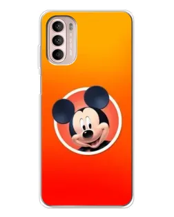 Чехол для Motorola MOTO G52 с картинкой «Mickey в круге»