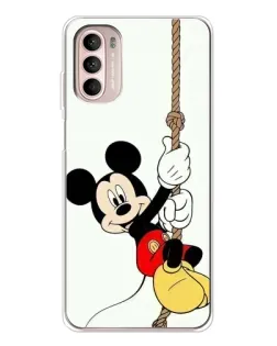 Чехол для Motorola MOTO G52 с картинкой «Mickey на канате»