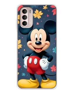 Чехол для Motorola MOTO G52 с картинкой «Осенний Mickey Mouse»
