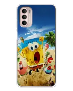 Чехол для Motorola MOTO G52 с картинкой «Развлечения на пляже»