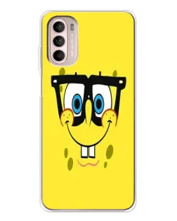 Чехол для Motorola MOTO G52 с картинкой «Минималистичный Спанч Боб» Чехол для Motorola MOTO G52 с картинкой «Минималистичный Спанч Боб»