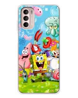 Чехол для Motorola MOTO G52 с картинкой «Губка Боб и друзья» Чехол для Motorola MOTO G52 с картинкой «Губка Боб и друзья»