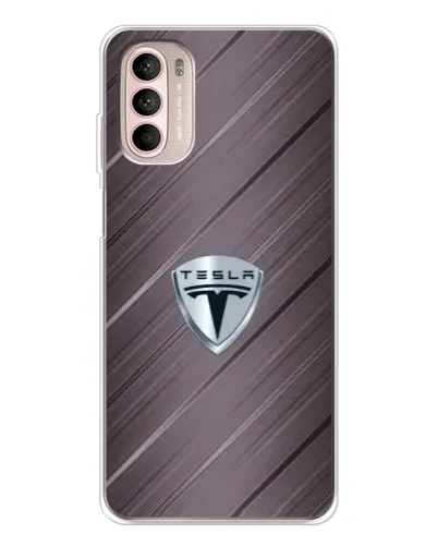 Чехол для Motorola MOTO G52 с картинкой «Металлическая текстура Tesla» Чехол для Motorola MOTO G52 с картинкой «Металлическая текстура Tesla»