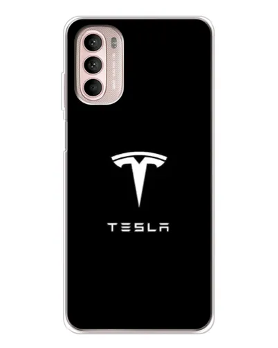 Чехол для Motorola MOTO G52 с картинкой «Tesla White Logo» Чехол для Motorola MOTO G52 с картинкой «Tesla White Logo»