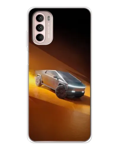 Чехол для Motorola MOTO G52 с картинкой «Cybertruck в пустыне» Чехол для Motorola MOTO G52 с картинкой «Cybertruck в пустыне»