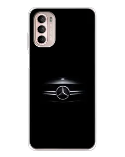 Чехол для Motorola MOTO G52 с картинкой «Mercedes — абстрактные линии»