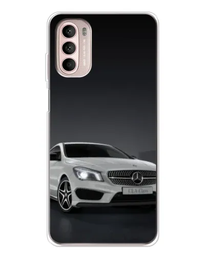 Чехол для Motorola MOTO G52 с картинкой «Mercedes AMG GT Silver»