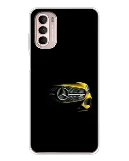 Чехол для Motorola MOTO G52 с картинкой «Mercedes — ретро стиль»