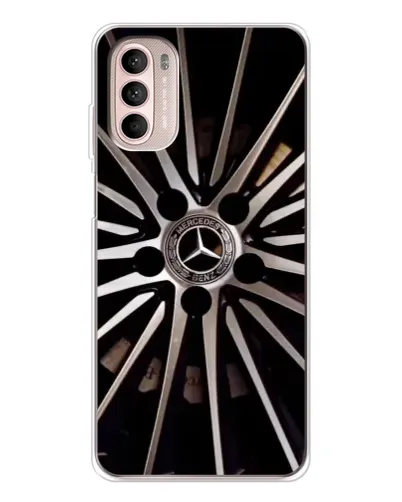 Чехол для Motorola MOTO G52 с картинкой «Диск Mercedes»