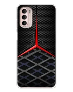 Чехол для Motorola MOTO G52 с картинкой «Mercedes Carbon Grid»