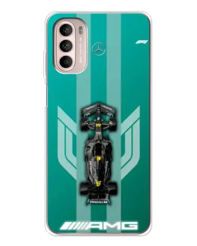 Чехол для Motorola MOTO G52 с картинкой «Mercedes AMG Petronas»