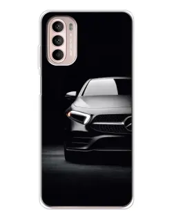 Чехол для Motorola MOTO G52 с картинкой «Свет фар Mercedes»