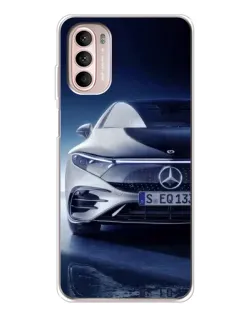 Чехол для Motorola MOTO G52 с картинкой «Mercedes EQ — будущее»