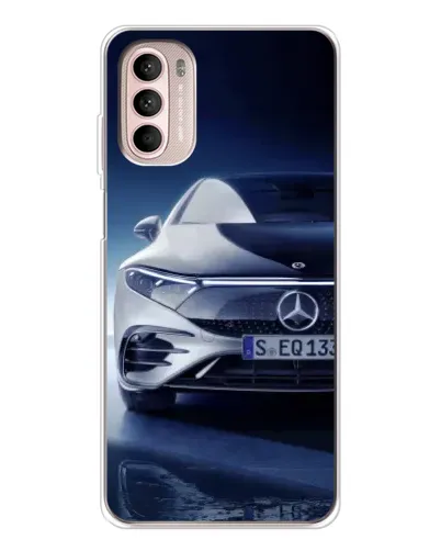 Чехол для Motorola MOTO G52 с картинкой «Mercedes EQ — будущее»