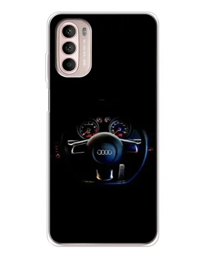 Чехол для Motorola MOTO G52 с картинкой «Салон Audi — руль» Чехол для Motorola MOTO G52 с картинкой «Салон Audi — руль»