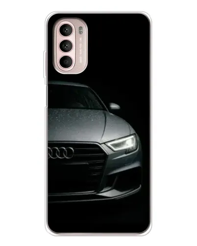 Чехол для Motorola MOTO G52 с картинкой «Audi — детализация кузова» Чехол для Motorola MOTO G52 с картинкой «Audi — детализация кузова»