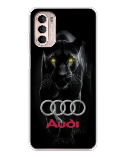 Чехол для Motorola MOTO G52 с картинкой «Пантера и Audi» Чехол для Motorola MOTO G52 с картинкой «Пантера и Audi»