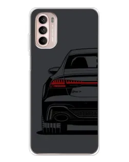 Чехол для Motorola MOTO G52 с картинкой «Задняя часть Audi — арт»