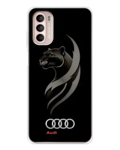 Чехол для Motorola MOTO G52 с картинкой «Графика — пантера и Audi» Чехол для Motorola MOTO G52 с картинкой «Графика — пантера и Audi»